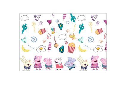PNN91101 Plastový ubrus PEPPA PIG 120x180 cm