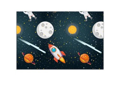 PNN93737 Plastový ubrus VESMÍR 120x180 cm