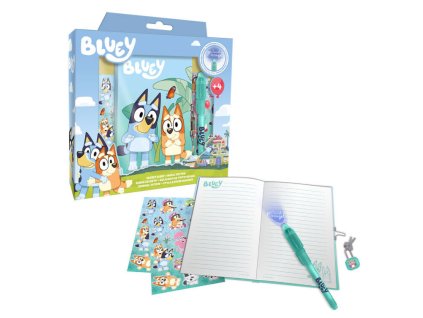 EWA00007BY Set deník a kouzelné pero BLUEY