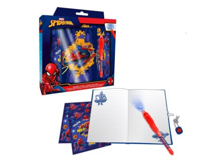 EWA50069SP Set deník a kouzelné pero SPIDERMAN