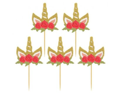 MLG153804 Dekorace na dort, muffiny 6 kusů