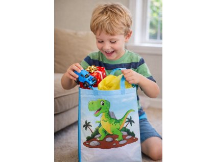 Dárková taška DINOSAUŘI netkaná textilie