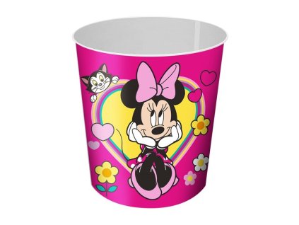 EWA21746WD Odpadkový koš MINNIE v srdci růžový