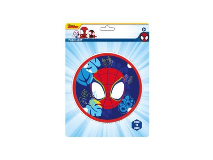 ARJ095932A Dětská lampička SPIDERMAN kulatá modrá