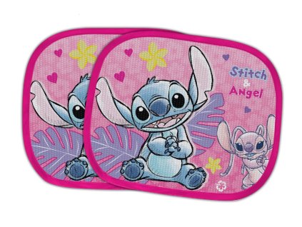 FML723056 Sluneční clony do auta LILO A STITCH růžové 2pack