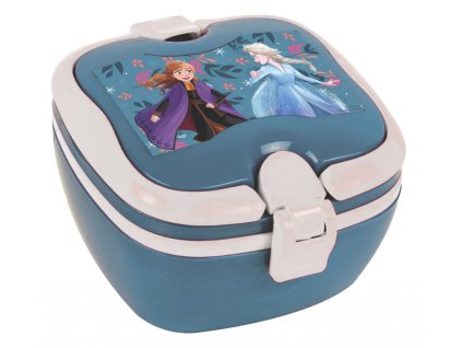 GIM55137266 Svačinový box FROZEN modrý