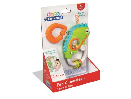 CMC17363 Chrastítko s melodií Clementoni CHAMELEON zelený