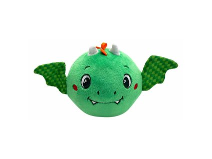 CMC17683C Plyšové chrastítko Clementoni DRÁČEK zelený