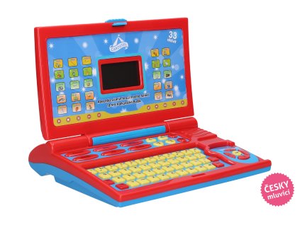 Laptop dětský 24x19,5 cm mluví česky - český obal