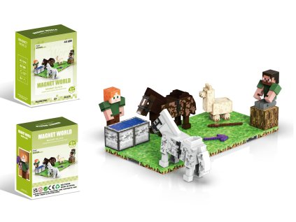 Stavebnice Magnet World Chovatel koní