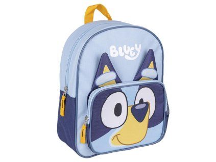 CEP2100004867 Dětský batoh BLUEY s 3D oušky 2 kapsy modrý 30 cm