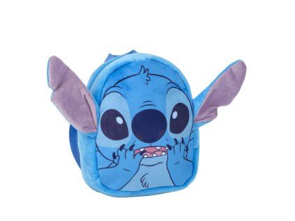 CEP2100005060 Plyšový batoh LILO A STITCH s 3D ušima modrý 22 cm