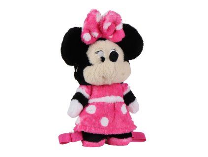 Plyšový 3D dětský batoh MINNIE postava 30 cm