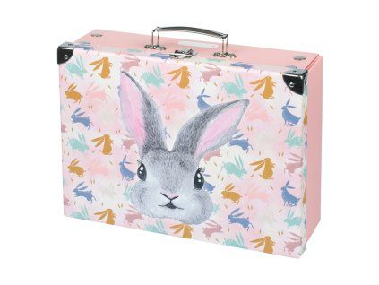 Skládací školní kufřík Bunny s kováním