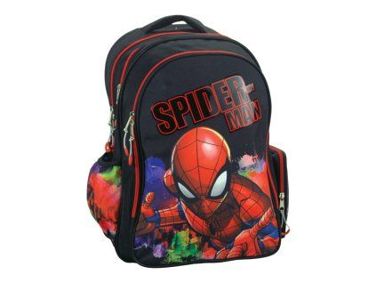 GIM33713031 Dětský batoh SPIDERMAN Global černý 42 cm