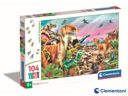 Clementoni Puzzle 104 země dinosaurů