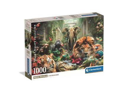 CMC39987 Clementoni puzzle ZVÍŘATA - MYSTICKÁ DŽUNGLE 1000 dílků