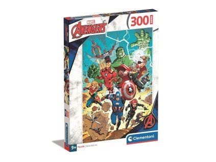 CMC21728 Clementoni puzzle AVENGERS Burst Out 300 dílků