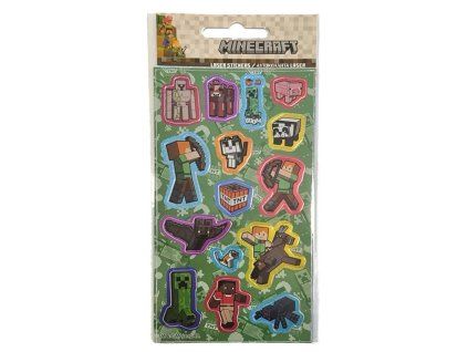 Hologramové samolepky MINECRAFT folie