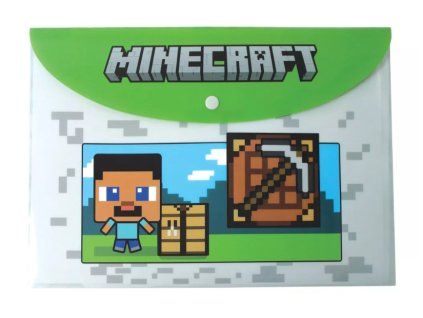 Pouzdro na dokumenty MINECRAFT A4