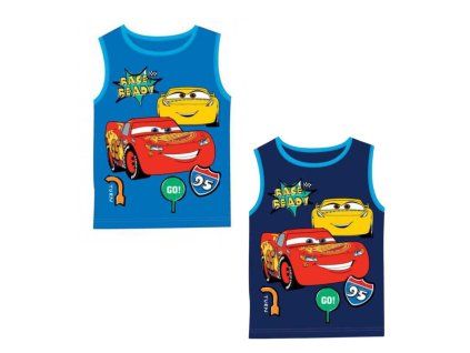 Chlapecké letní tílko CARS race ready modré
