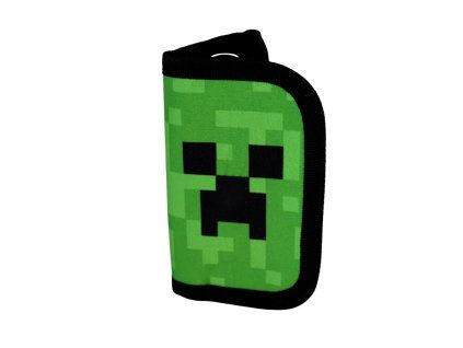 MSL704656 Dětská peněženka MINECRAFT Face Creeper zelená