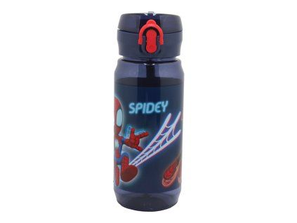 GIM55703219 Plastová lahev na pití SPIDERMAN Spidey modrá tmavá 600 ml