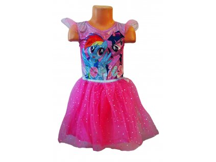 Dívčí šaty MY LITTLE PONY laser růžové