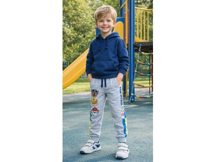 Chlapecké tepláky TLAPKOVÁ PATROLA s lampasem