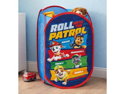 Úložný koš na hračky TLAPKOVÁ PATROLA síťovaný