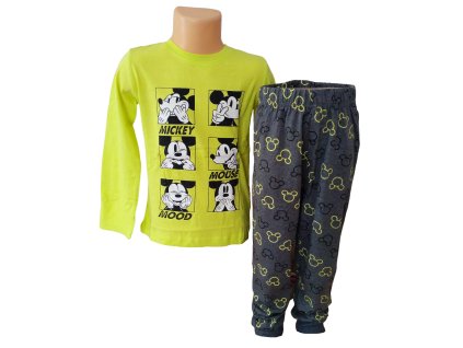 Pyžamo MICKEY chlapecké zelenošedé (Barva Zelenošedá, Velikost 146)
