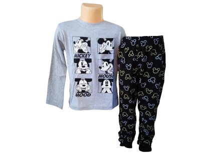 Pyžamo MICKEY chlapecké šedočerné (Barva Šedočerná, Velikost 146)