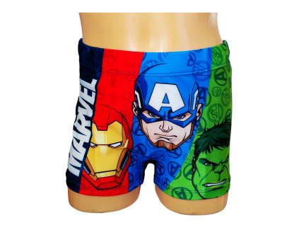 Plavky AVENGERS boxerky modré (Barva Modrá, Velikost 128/134)