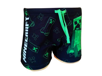 Plavky MINECRAFT boxerky černé (Barva Černá, Velikost 140)
