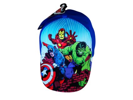 Kšiltovka AVENGERS chlapecká modrá