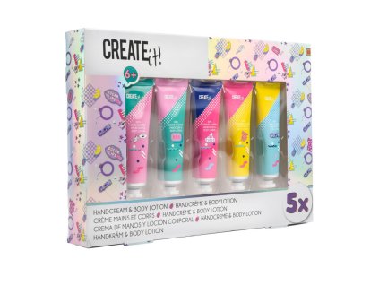 Dívčí tělový balzám a krém na ruce CREATE IT 5pack