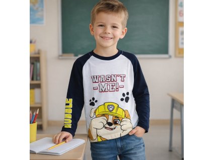 Chlapecké tričko TLAPKOVÁ PATROLA RUBBLE