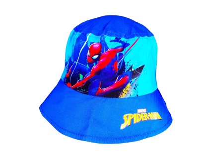Klobouk SPIDERMAN chlapecký modrý světlý