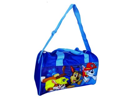 Chlapecká taška TLAPKOVÁ PATROLA cestovní - sportovní modrá