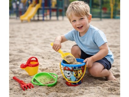 ad837612 86ac 4a8c Sada na písek TLAPKOVÁ PATROLA 5ks v síťce a777 57faf50cdace