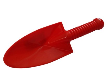Lopatka na písek ČERVENÁ plast 25 cm