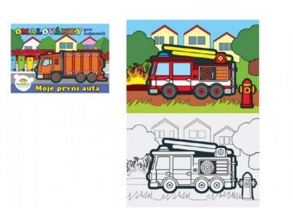 Omalovánky MOJE PRVNÍ AUTA A5 8 listů