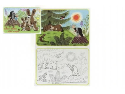 Omalovánky KRTEK A ZAJÍČEK A5 8 listů