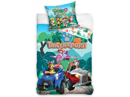 35949 detske povleceni paw patrol tricerapups