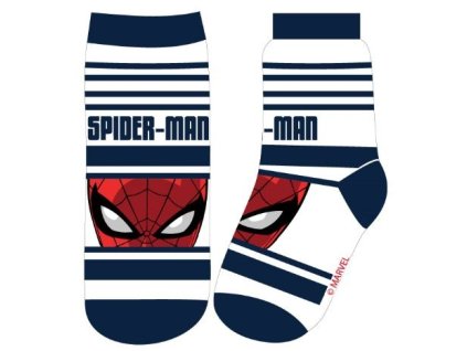 Chlapecké ponožky SPIDERMAN s proužky modrobílé