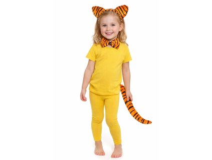 Set karneval TYGR s čelenkou a ocáskem