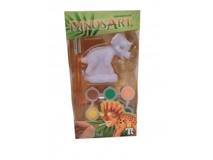 Malování figurky JURSKÝ SVĚT TRICERATOPS