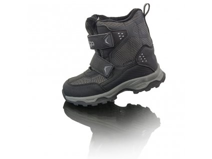 dětské zimní boty WALE, Bugga, B00169-10, černá