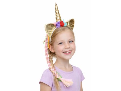 Set karneval - čelenka jednorožec