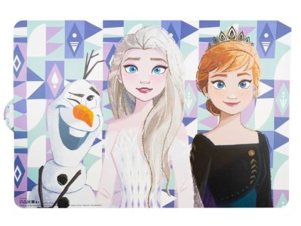90965 detska jidelni podlozka frozen elsa anna a olaf